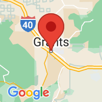 Map of Grants, NM